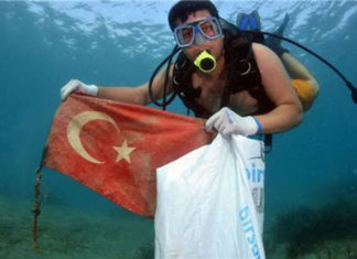 Uluslararası Kemer Paris-2 Etkinlikleri Sualtı Temizliği ile Başladı