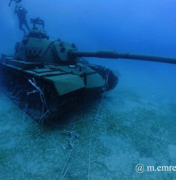 Kaş’ta Batırılan Tanka ait Görüntüler kaş-tank-4