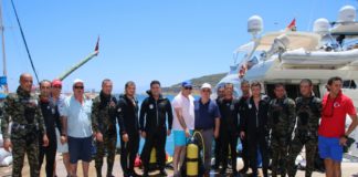 Datça’da Sualtından 1400 kg Atık Çıkarıldı atık