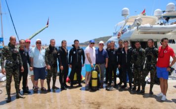 Datça’da Sualtından 1400 kg Atık Çıkarıldı atık