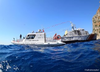 Dalış Turizmi İçin Alanya’da Sahil Güvenlik Gemisi Batırıldı