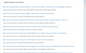 TSSF e-Devlet hizmetini duyurdu